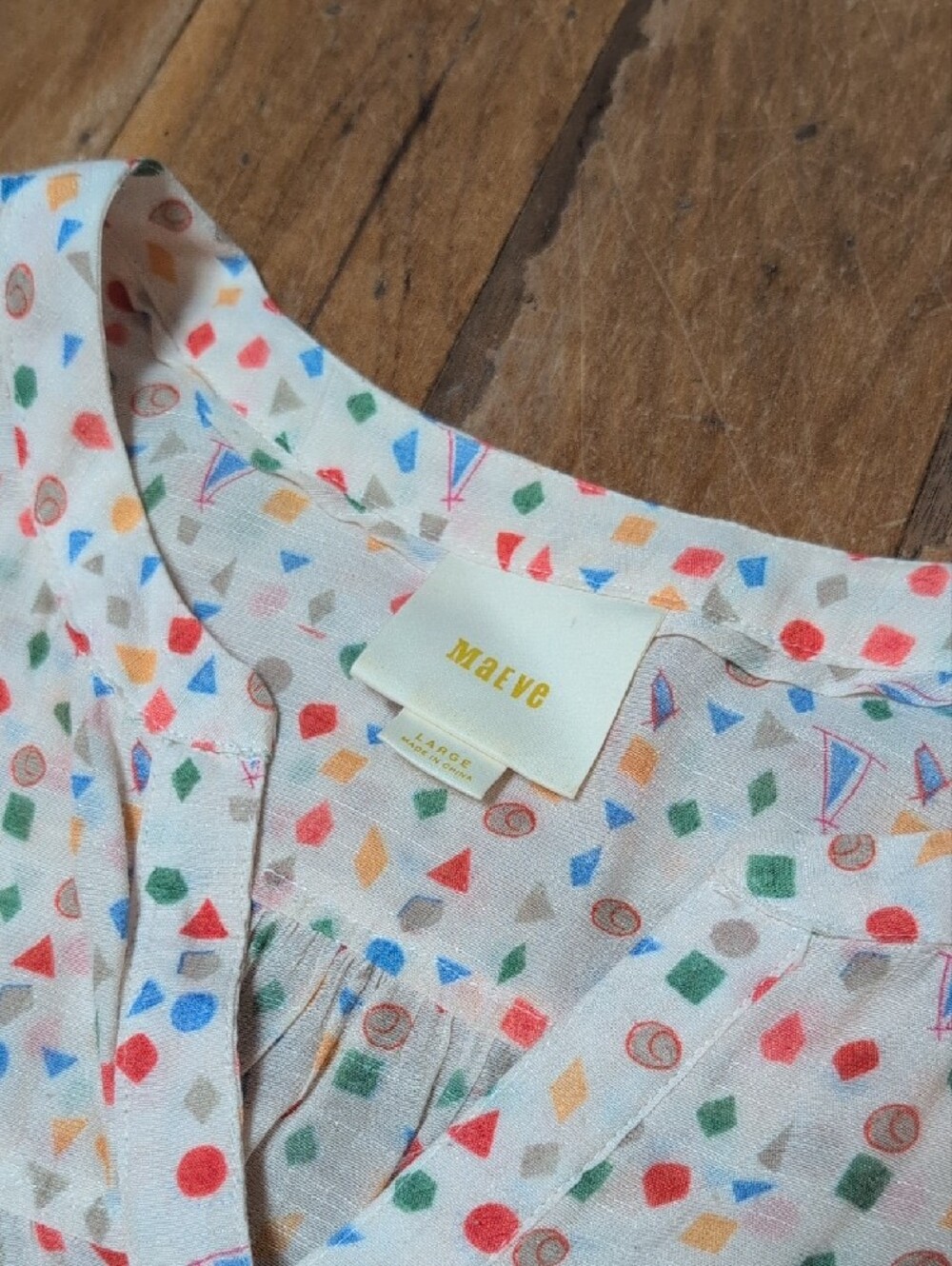 Anthropologie Maeve Paccia Buttondown Tunic - Picture 6 of 6